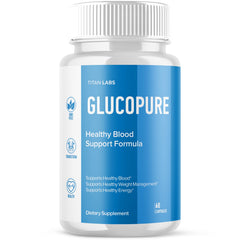 (1 Pack) Glucopure Advanced Blood Health Support Supplement Gluco Pure 60 Capsules