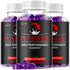 Punisher Male Gummy Supplement (3 Pack - 180 Gummies)