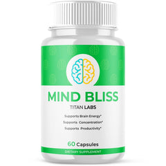 (1 Pack) Mind Bliss Pills - Brain Health & Cognitive Support Supplement 60 Capsules