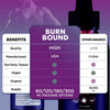 Image of (5 Pack) Burn Bound Drops Natural Health & Fitness Formula BurnBound 150 Serving