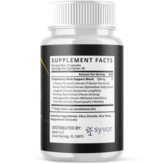 (5 Pack) Blood Flow Men's Growth Pro Advanced Male Support Vitamin 300 Capsules