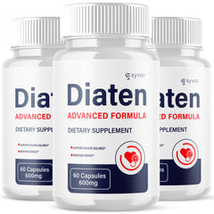 (3 Pack) Diaten Pills Advanced Blood Max Support Supplement Dia Ten 180 Capsules
