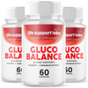Image of (3 Pack) Life Support Labs Advanced Gluco Balance Support Supplement 180 Capsules