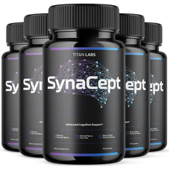 (5 Pack) SynaCept All Natural Brain Supplement Syna Cept 300 Capsules
