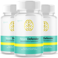 Neuro Defender Natural Formula Brain Supplement (3 Pack - 180 Capsules)