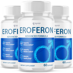 Eroferon for Men Supplement Pills (3 Pack - 180 Capsules)