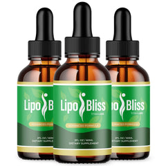 (3 Pack) Lipo Bliss Drops Advanced Health & Fitness Formula LipoBliss 90 Serves