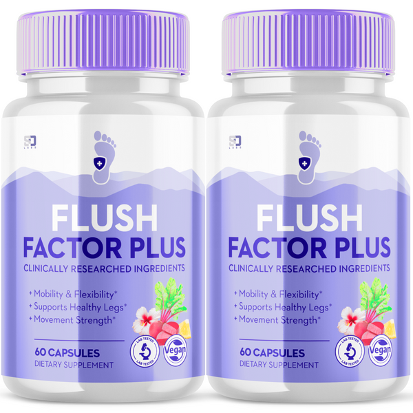 Flush Factor Plus Supplement Pills (2 Pack 120 Capsules ...