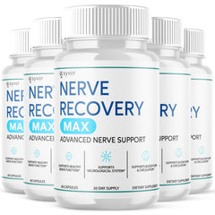 (5 Pack) Nerve Recovery Max Formula All Natural Supplement 300 Capsule