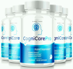 (5 Pack) CogniCare Pro Supplement Brain Booster Pills 300 Capsules - ARMOLEY