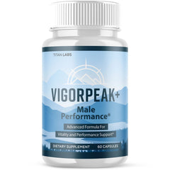 (1 Pack) Vigor Peak+ Advanced Male Max Support Supplement Vigorpeak 60 Capsules