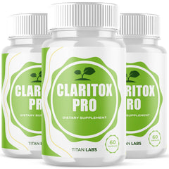 (3 Pack) Claritox Pro Natural Brain Supplement ClaritoxPro 180 Capsule