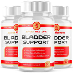 (3 Pack) Sweet Restore Bladder Control Prostate & Bladder Support Formula 180 Capsules