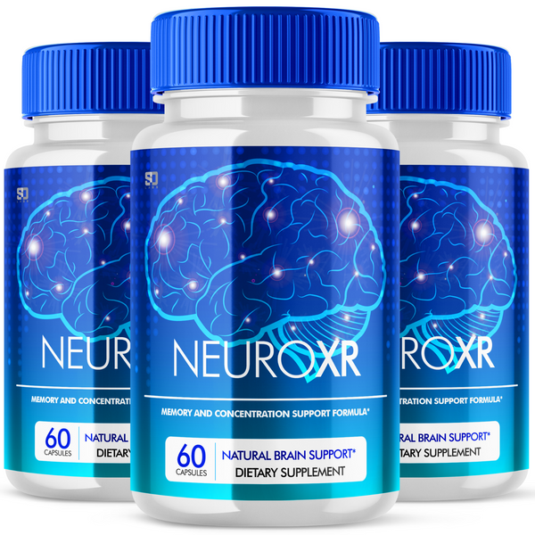 Neuro XR Advanced Concentration Brain Support Supplement (3 Pack - 180 ...