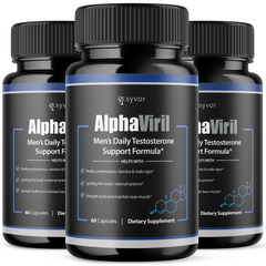 Alpha Viril Advanced Male Supplement Pills (3 Pack - 180 Capsules)