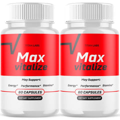 (2 Pack) Max Vitalize Advanced Male Support Supplement MaxVitalize 120 Capsules