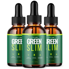 (3 Pack) Green Slim Drops Natural Health & Fitness Support GreenSlim 90 Servings