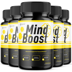 (5 Pack) Mind Boost All Natural Brain Supplement MindBoost 300 Capsule