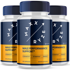 Maxx Ryze Pills Supplement (3 Pack - 180 Capsules)