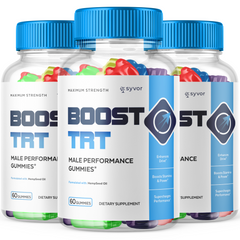 Boost TRT Male Gummys Advanced Boost TRT Vitamin Supplement (3 Pack - 180 Gummies)