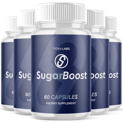 (5 Pack) SugarBoost Advanced Blood Health Support Supplement Sugar Boost 300 Capsules