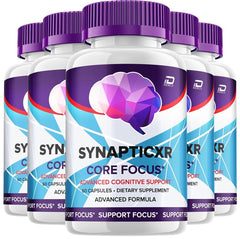 SynapticXR Core Focus Brain Supplement Capsules (5 Pack)