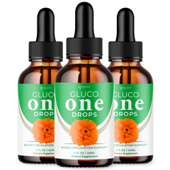 Gluco One Blood Support Drops Advanced GlucoOne Supplement 90 Servings (3 Pack)