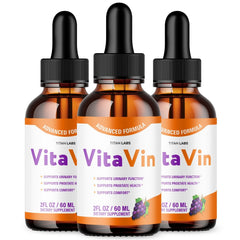 (3 Pack) Vita Vin Male Support Drops Advanced VitaVin Supplement 90 Servings