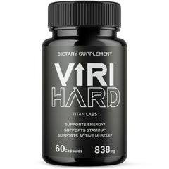 (1 Pack) Viri Hard Advanced Male Health Support Supplement ViriHard 60 Capsules