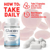 Image of (2 Pack) Glucore Pills Advanced Blood Health Support Vitamin Glu Core 120 Capsules