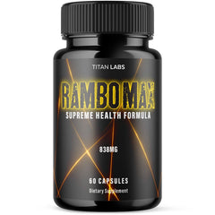 (1 Pack) Rambo Max Advanced Male Health Support Supplement RamboMax 60 Capsules