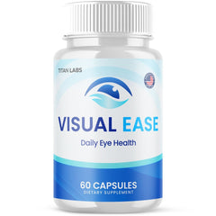 (1 Pack) Visual Ease Support Healthy Eye Vision & Function VisualEase 60 Capsules