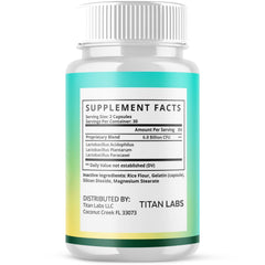 (2 Pack) Glow Greens Probiotic For Gut Health & Digestive Function 120 Capsules