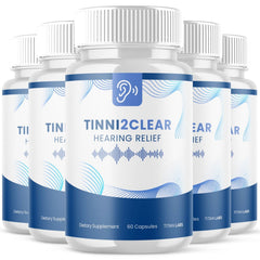 (5 Pack) Tinni2Clear Advanced Ear Health Support Vitamin Tinni 2 Clear 300 Caps