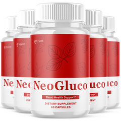 Neo Gluco Supplement Pills (5 Pack - 300 Capsules)