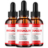 Image of (3 Pack) Insuglin Drops Advanced Blood Support Supplement Insu Glin 90 Servings