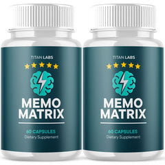 (2 Pack) Memo Matrix Natural Brain Supplement MemoMatrix 120 Capsules