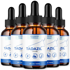 (5 Pack) Tadazil Male Health Support Drops Advanced Tada Zil Vitamin 150 Serving