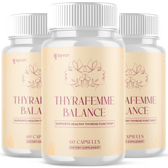 Thyrafemme Balance Advanced Formula Thyra Femme Supplement Pills (3 Pack - 180 Capsules)