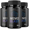 Image of Memo Blast All Natural Formula Brain Supplement Pills (3 Pack - 180 Capsules)