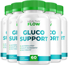 Healthy Flow Gluco Support 5 Pack / 300 Capsules