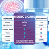 Image of Neuro2Care Nootropic Formula Brain Supplement Neuro 2 Care (3 Pack - 180 Capsules)