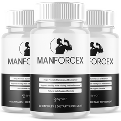 (3 Pack) Manforcex Advanced Male Pills Man Force X Vitamin Supplement 180 Capsule