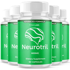 (5 Pack) Neurotril All Natural Brain Supplement Neuro Tril 300 Capsule