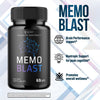 Image of Memo Blast All Natural Formula Brain Supplement Pills (3 Pack - 180 Capsules)