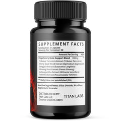 (3 Pack) Black Horse Advanced Male Health Support Supplement BlackHorse 180 Capsules