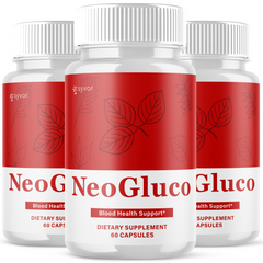 Neo Gluco Supplement Pills (3 Pack - 180 Capsules)