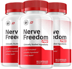 Nerve Freedom Pro Pills Advanced Supplement (3 Pack-180 Capsules)