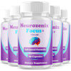 Image of (5 Pack) Neurozenix Focus Plus Natural Brain Supplement 300 Capsules