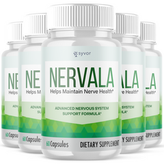 Nervala Nerve All Natural Super Nerve Supplement (5 Pack - 300 Capsules)